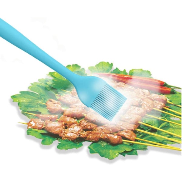 Silikonespatelsæt - Rosa 6 dele non-stick gummispatel wi