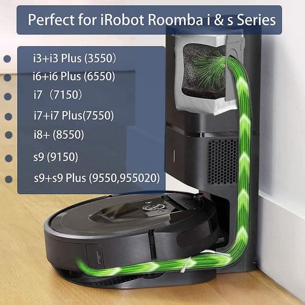 12-pakning vakuumposer for Irobot Roomba I & S-serien