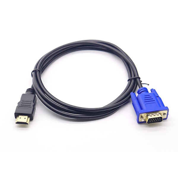 1M HDMI til VGA-kabel Videokabel til TV-computerskærm