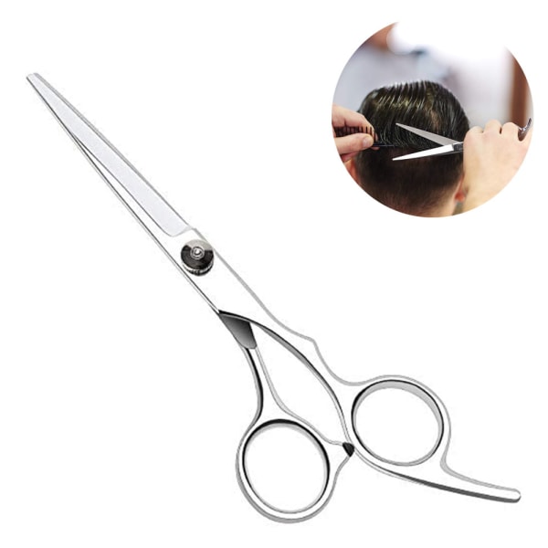Professionell Frisör/Salong Razor Edge Hårklippningssax Silver