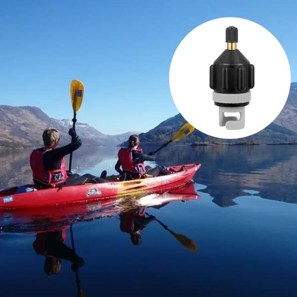 Surfebrett Luftpumpe Adapter Oppblåsbar Stand Up Paddle Board Dekk Gummiventil Kompressor Kajakk T6p4