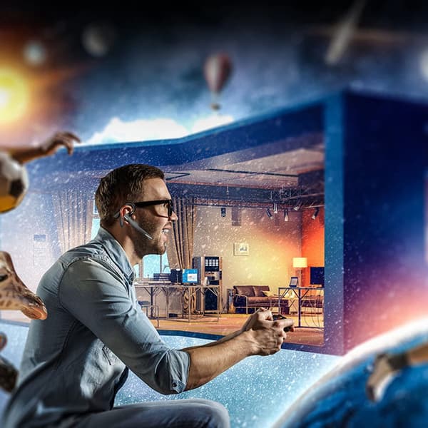 Langaton Bluetooth 5.1 -kuuloke latauskotelolla