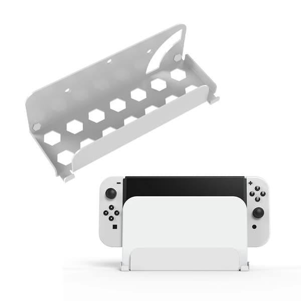 Vægmonteret holder til spillekonsol til Nintendo Switch/OLED