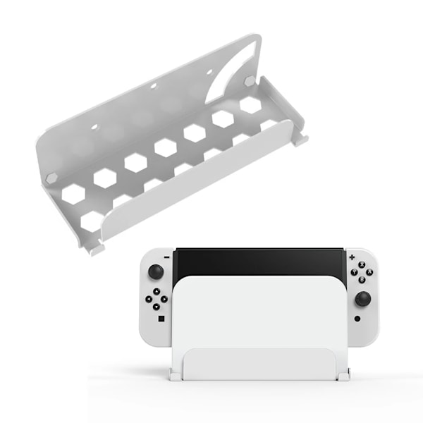 Veggmontert lagringsstøtte for NS Switch/OLED spillkonsoll