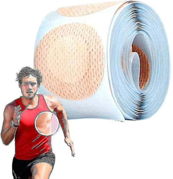 100 stk. Runners Nyp Protector Brystvorte Beskyttelse Brystvorte Gnidningsplaster Sæt 3,5 cm Ultraløb