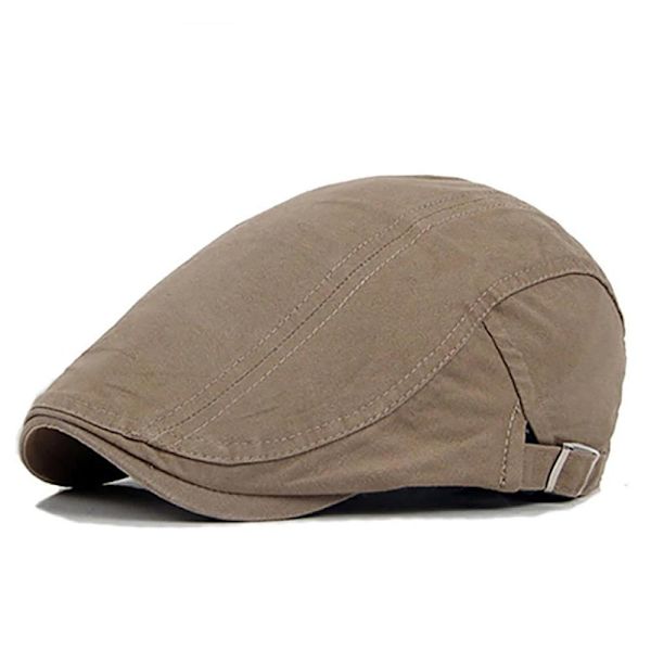 Flat Cap - Flere farvevalg Khaki