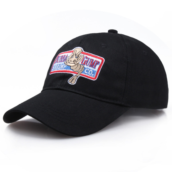 1994 Bubba Gump Shrimp CO. Forrest baseball-lippis Snapback Cap Co Punainen Black