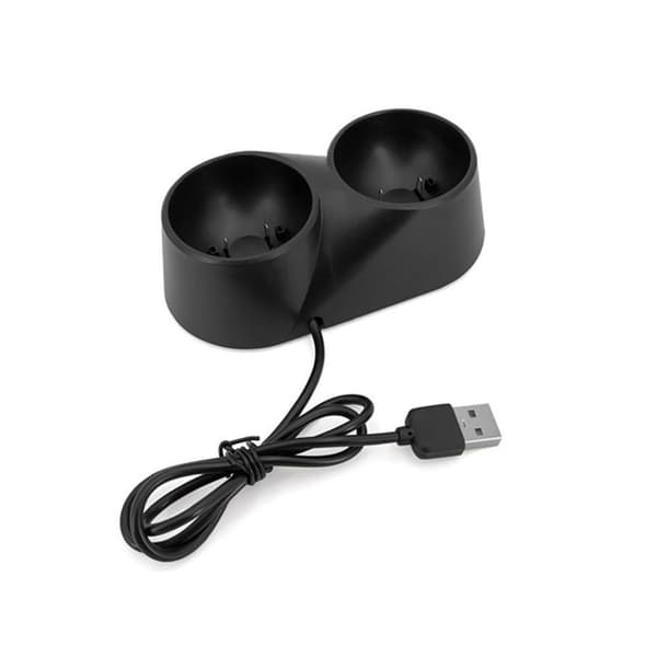 Dobbel Ladestasjon for PS3/PS4 VR Motion Controller Playstation