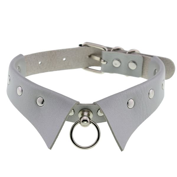 Læder Choker Punk Krave Dame Nitter Besatte Chokers A11