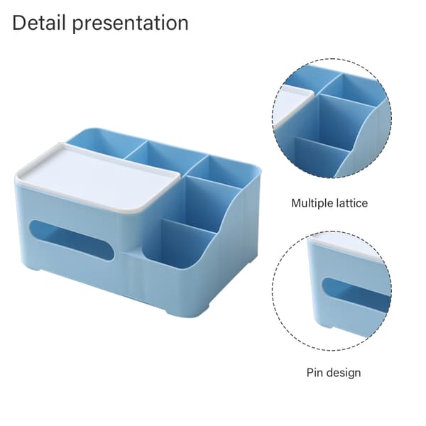Rektangulär Vävnadslåda med Förvaring, House Tissue Style 4