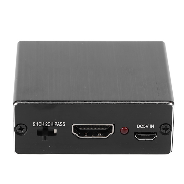 HD Multimedia Interface Splitter 3,5 mm Lydgrensesnitt 5.1 Kanals Signal Ekstraktor Konverter for TV Stereo Spillkonsoller
