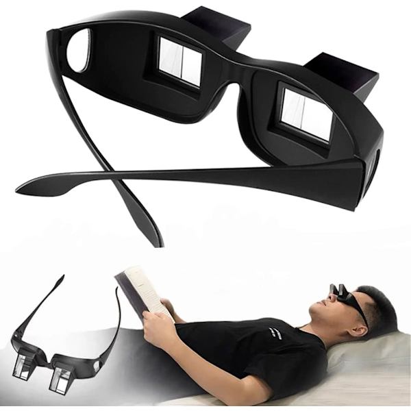 Lazy Glasses Periskooppi Lasit Horisontaalinen Sänky Lukulasit 90° Makaa