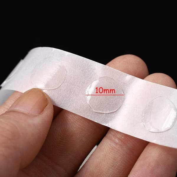 Limprickar Lim Dots Rull 200 prikker - Selvklebende Håndverkslim for Barn og Voksne
