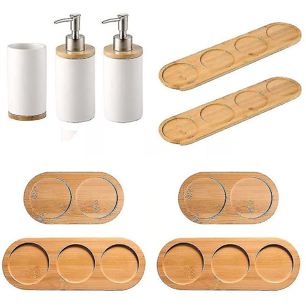 Mini Bambu Bricka, Bambu Bordsplatta, Hantverk Displaybricka, Köksförvaring