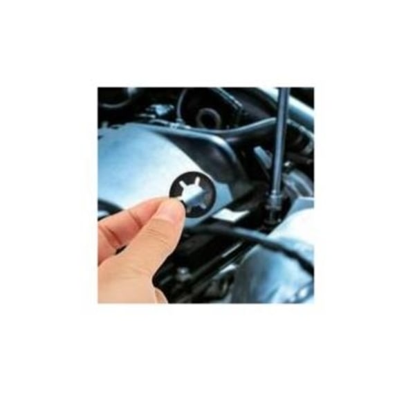 340 Starlock Skive, - M3/M4/M5/M6/M8/M10/M12, Sort