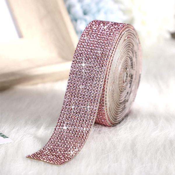 24 rader silver strass diamant band deco band, perfekt Rose gold