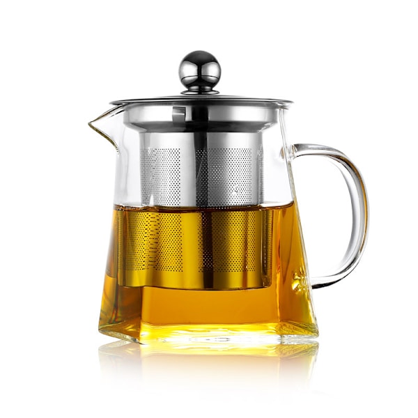 Varmebestandig tekande i glas med si Filter Infuser Tekande Kaffe Vandkande
