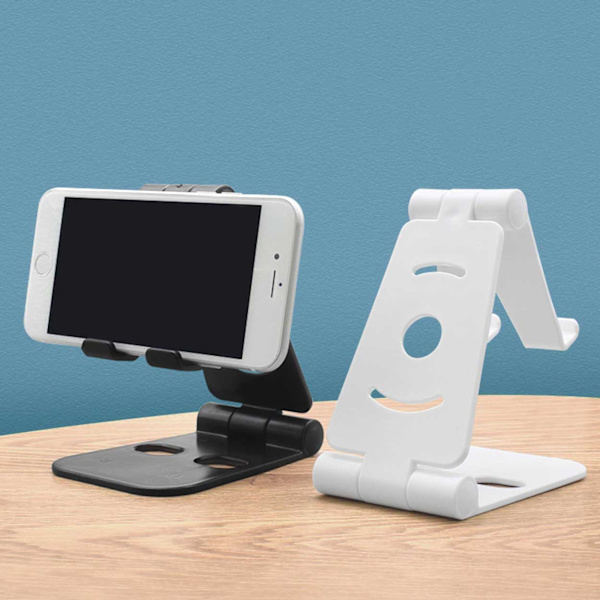 Foldbart Mobilholder - Holder til Mobil, iPad, Tablet Hvid white