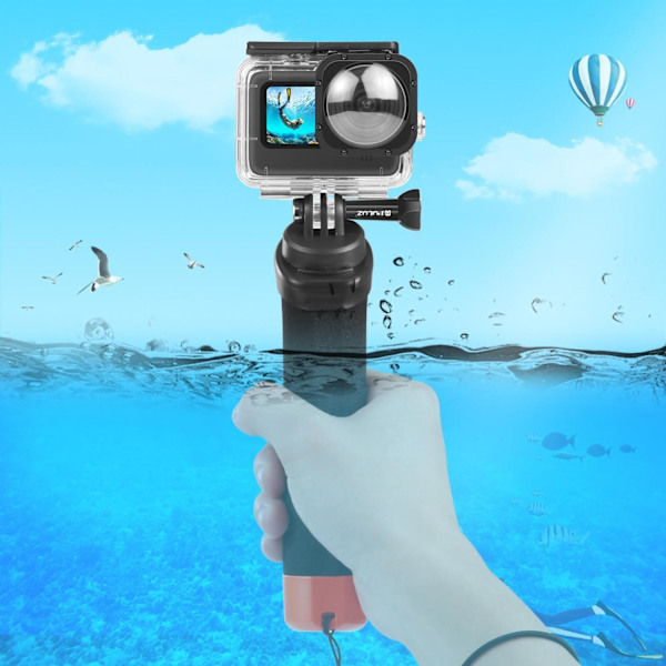 Puluz Handgrepp med Flytboja för GoPro Hero10 Svart / 9 / 8 / 7 / DJI