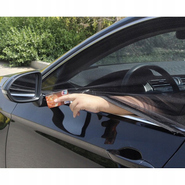 Sun Shade / Mosquito Net for Car - Attaches Over Car Door back window