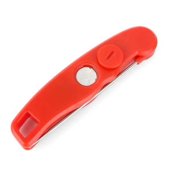 Vattentät Kötttermometer, Digital, 3 Sekunders Läsning, Röd