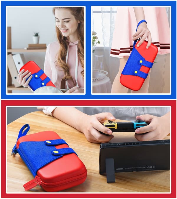 Etui kompatibelt med Nintendo Switch/Switch OLED-model, bærbar