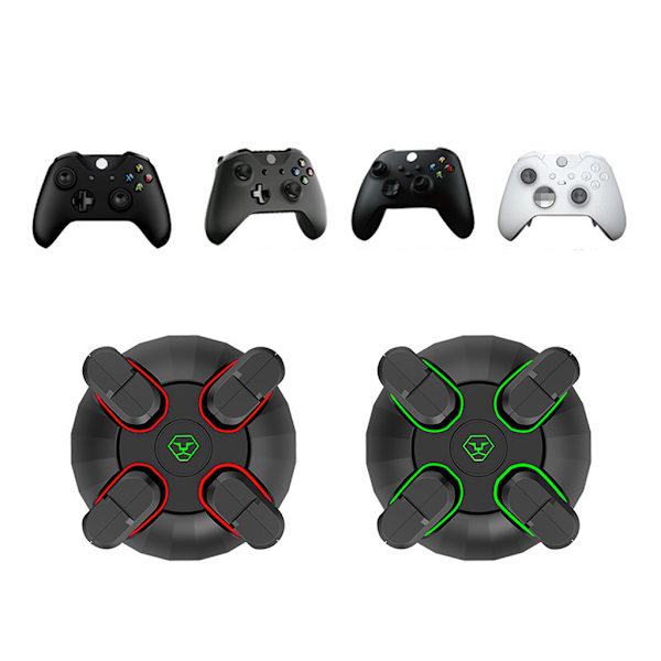 Kontrollenhet Ladestasjon med batteripakke, 4 i 1 hurtigladerstativ + 4x 1100mAh batterier for XB