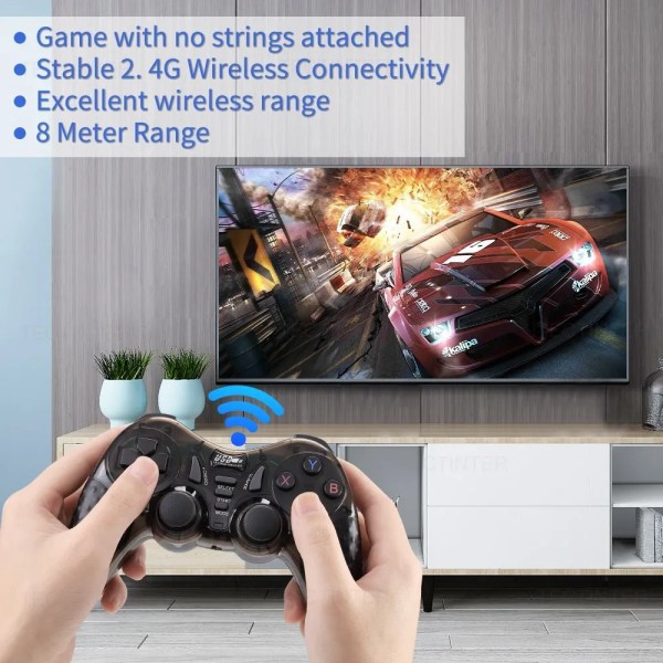 Trådlös spelkontroll för PS3 PC För TV Box/Android Phone Gamepad