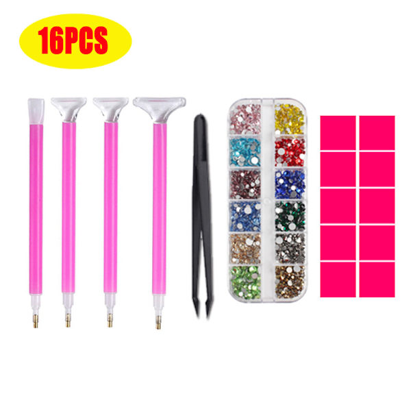 Timanttimaalauskynätyökalusetti 16PCS