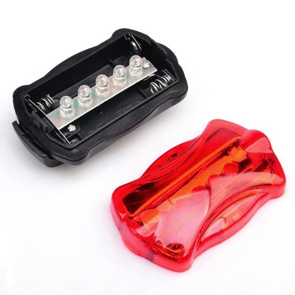 2 ST LED Cykellys Baglygte Forlygte