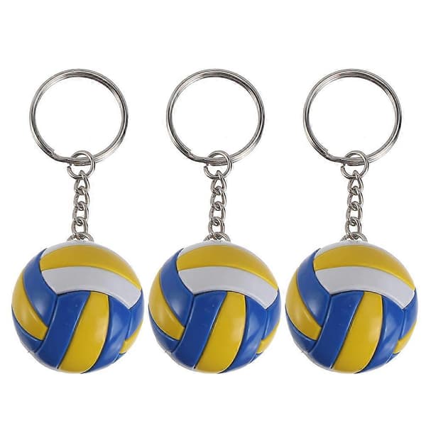 3 st Simulation Volleyboll Nyckelring Hängen Volleyboll Sport Souvenir