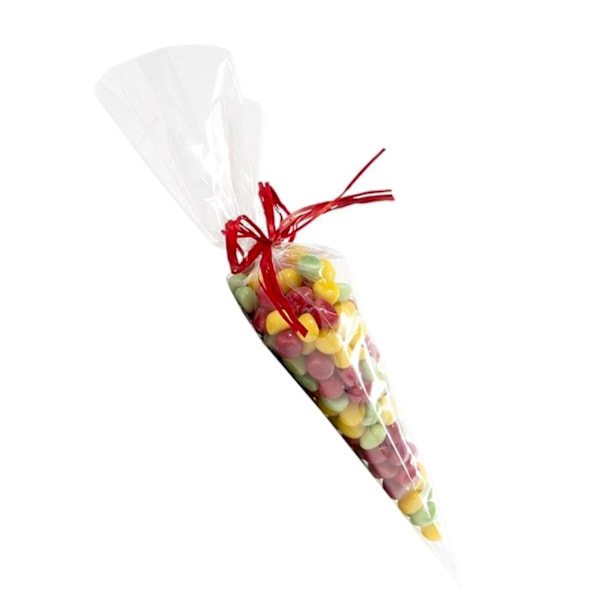 100-pack Cellofanstrutar - Cellofanpåsar - Cellofan Strutar