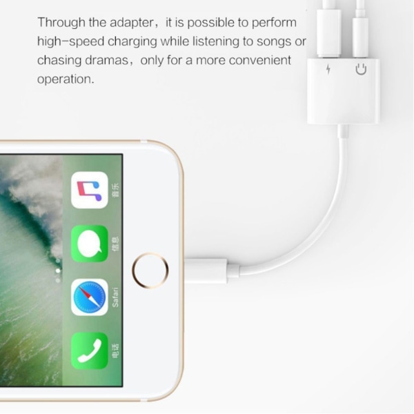 Apple iPhone Lightning Audio Adapter Splitter