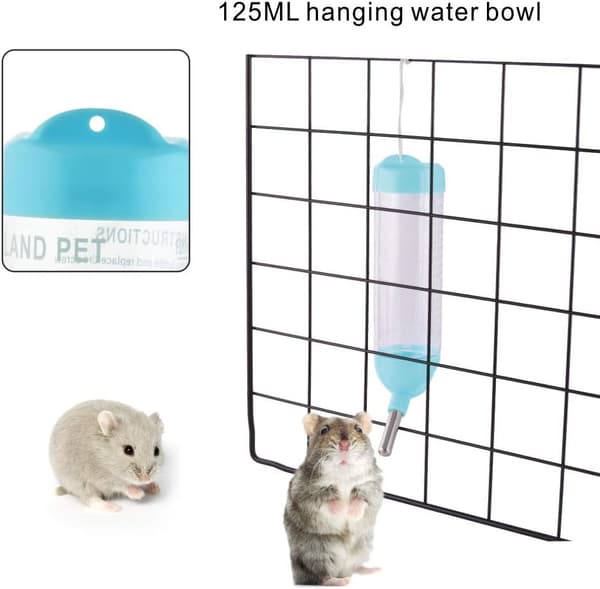 Vanddispenser til små dyr, hamster, marsvin, kanin, R