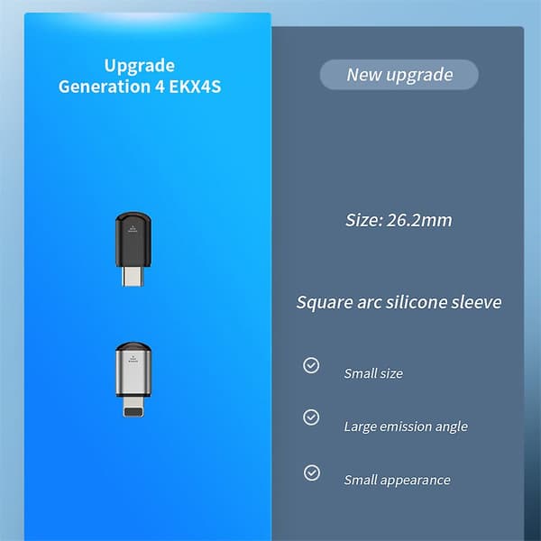 Bærbar Otg Smarttelefon Ir Infrarød Fjernkontrolladapter for Ios Android