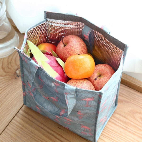 1:a Bärbar Isolerad Lunchväska Stor Kapacitet Bento Picknick Matförvaringspaket