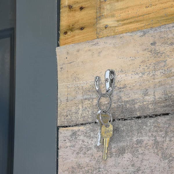 Knagerække, poleret krom, møbelbeslag Knagerække til garderobe
