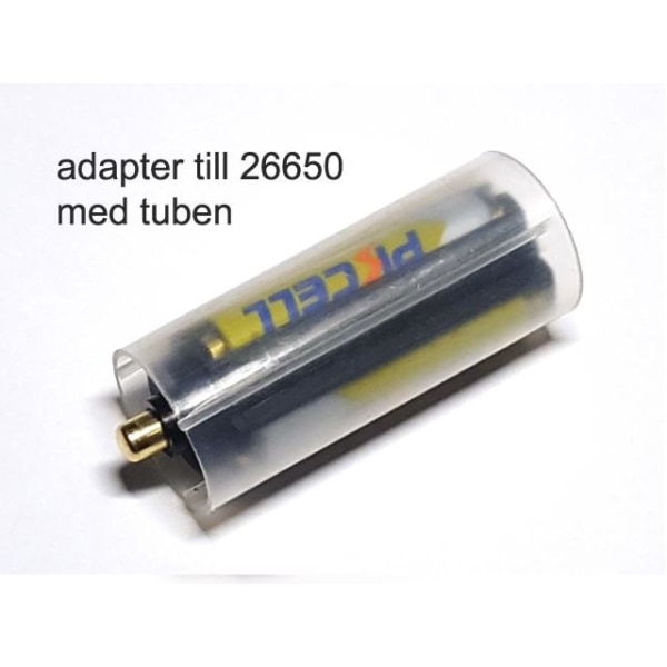2 kpl paristoadapteri 3xAAA muuntuu 1x18650 tai 1x26650