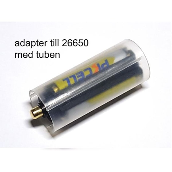2 stk. batteriadapter 3xAAA bliver 1x18650 eller 1x26650