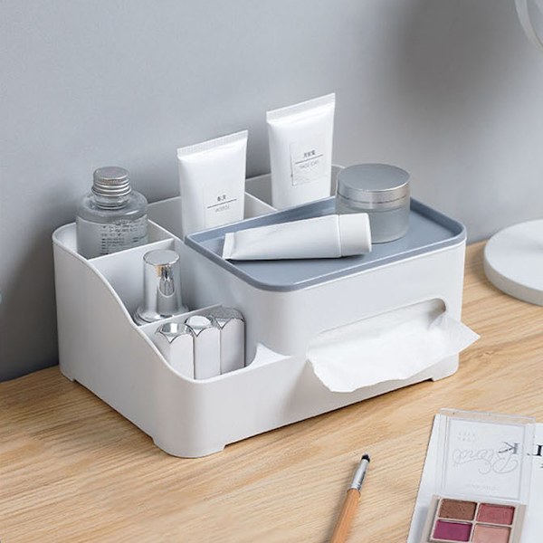 Rektangulær Servietboks Cover Holder med opbevaring, House Tissue Style 2