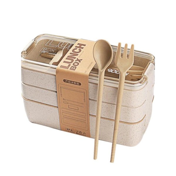 Madkasse - 3 Etager - 900 ml