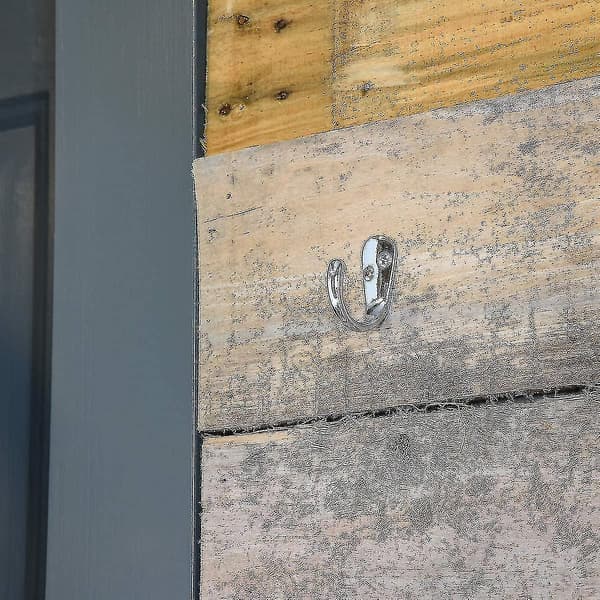 Knagerække, poleret krom, møbelbeslag Knagerække til garderobe