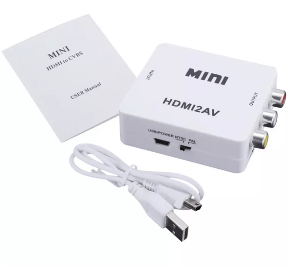 HDMI - AV/RCA -signaalimuunnin 1080p