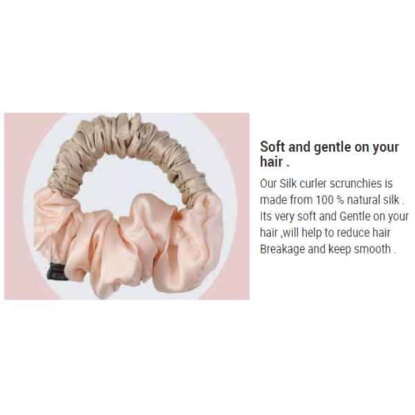TG Hårbånd for å krølle håret rosa/brun