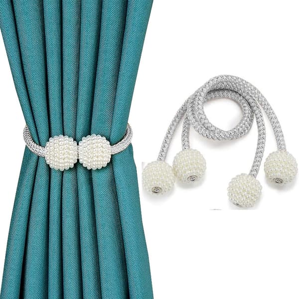 2 stk. magnetiske gardinholdere gardinklips