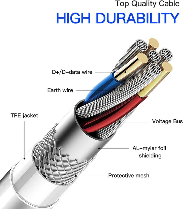 Lightning til 3,5 mm Splitter 2-i-1 (2 stk.) Oplader Lydkabelstik iPhone AUX-adapter til hovedtelefonstik Donglekabel