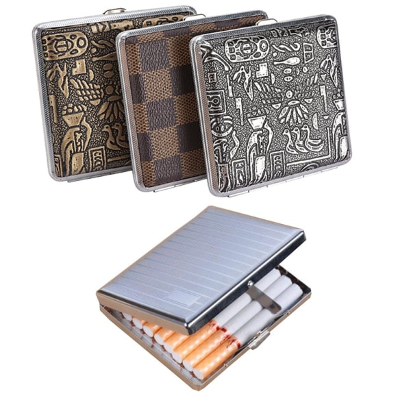 Elegant Holdbart Cigaret Etui Silver