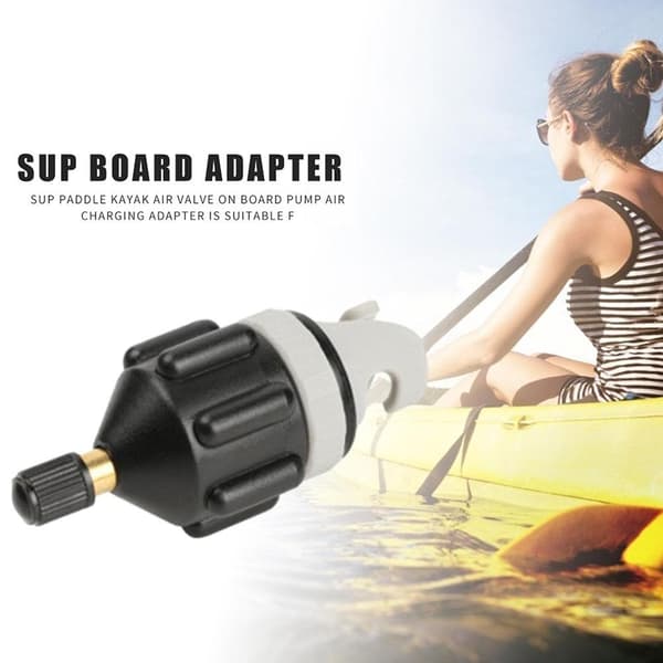 Surfbräda Luftpump Adapter Uppblåsbar Stand Up Paddle Board Däck Gummiventil Kompressor Kajak T6p4
