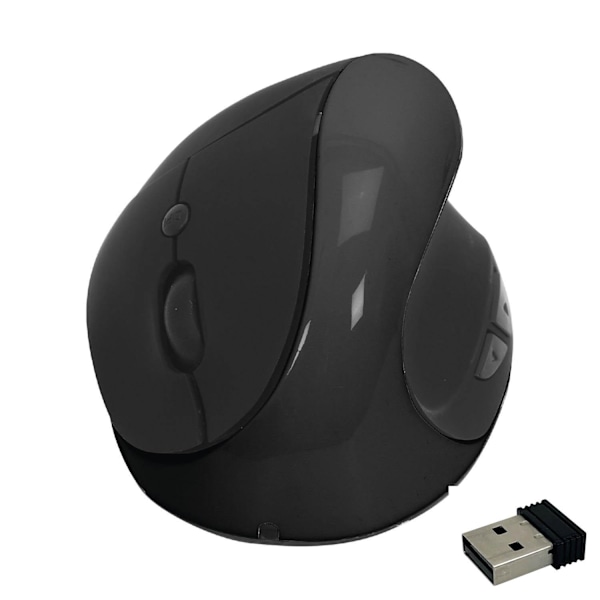 Trådløs Datamus med Vertikalt og Ergonomisk Grep