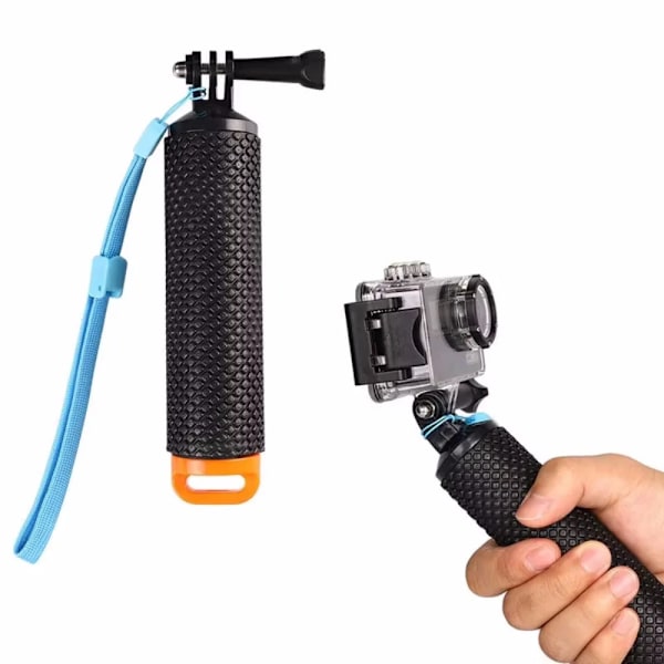 Flytande Handgrepp Mount Float Tillbehör för Gopro Hero 12 11 9 8 7 5 Xiaomi Yi 4K Sjcam DJI Osmo Action Kamera